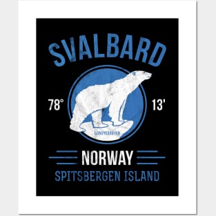 Svalbard Norway - Polar Bear in Spitsbergen Posters and Art